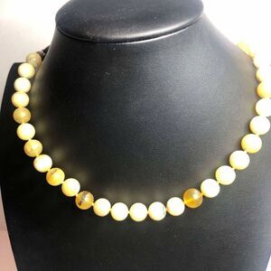 2598 Green Nephrite jade knotted  beaded necklace sterling 925 ring clasp 18"